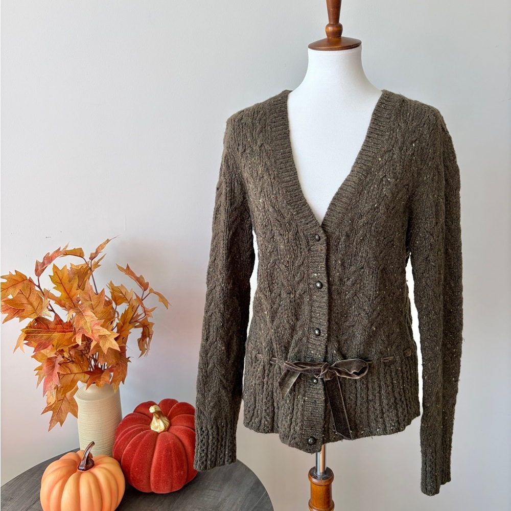 90’s Sarah Spencer Wool Bow Cardigan
